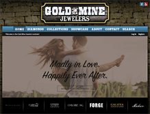 Tablet Screenshot of goldmine-jewelers.net